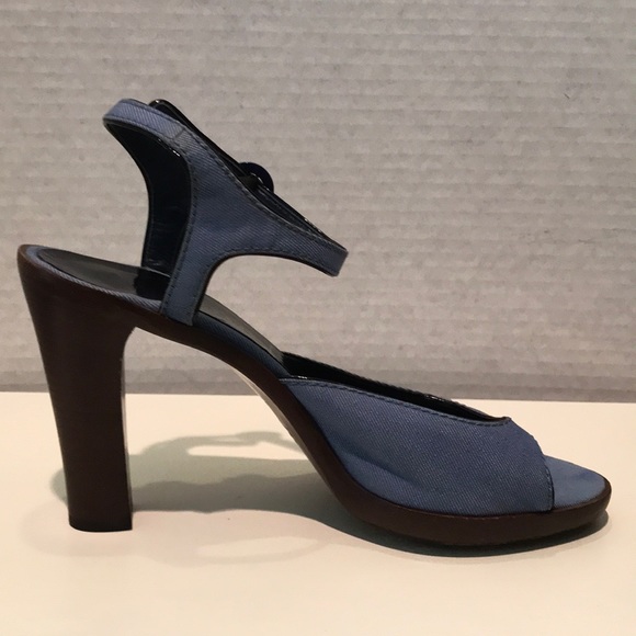 Marc Jacobs Denim High Heeled Shoes - Picture 4 of 10